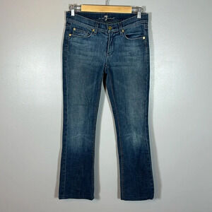 7 For All Mankind Mia Studded Boot Cut Jeans Size 27